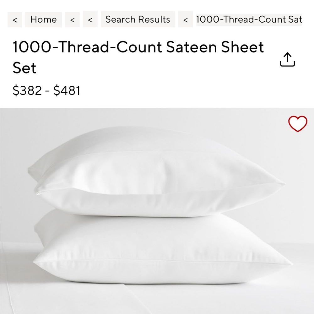 King flat sheet 1000 thread count 100 % cotton